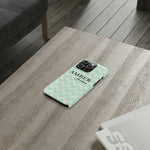 Wavy Green iPhone Case