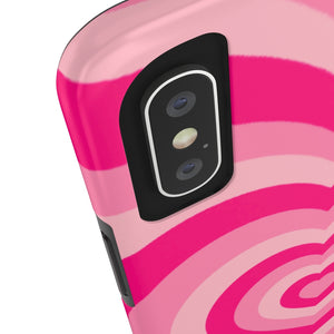 Pink Hearts iPhone Case