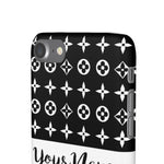 Personalized Floral Print Phone Case