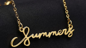 Personalized Signature Necklace