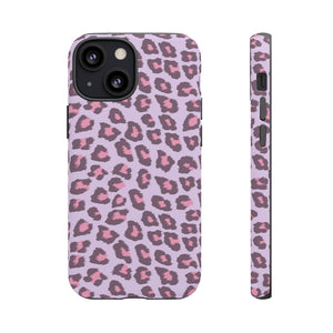 Purple Cheetah Tough Iphone Case