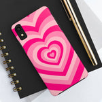 Pink Hearts iPhone Case