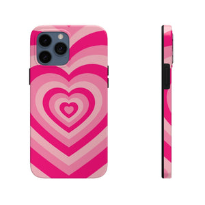 Pink Hearts iPhone Case