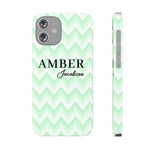 Wavy Green iPhone Case