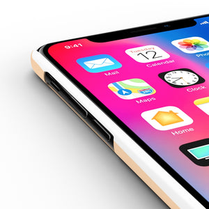 Personalized Peach La Mode iPhone Case