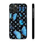 Butterfly Floral Print Slim Phone Case