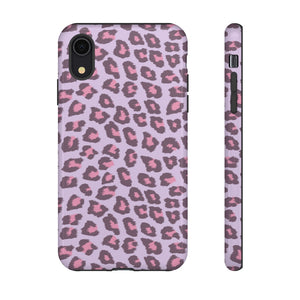Purple Cheetah Tough Iphone Case
