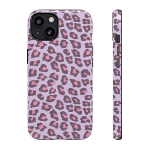 Purple Cheetah Tough Iphone Case