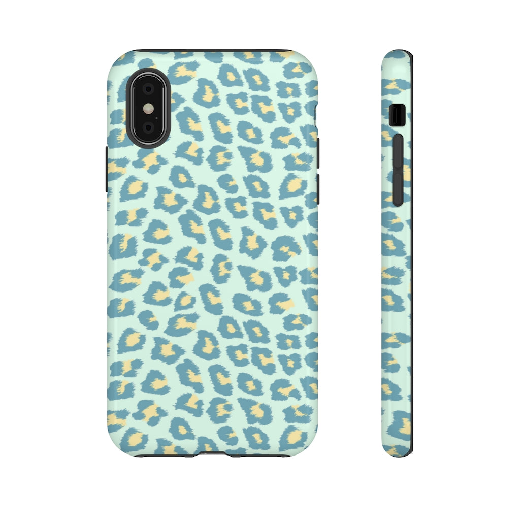 Green Cheetah Leopard Phone Case