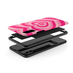 Pink Hearts iPhone Case