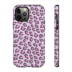 Purple Cheetah Tough Iphone Case