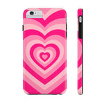 Pink Hearts iPhone Case