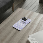 Personalized Purple Wavy iPhone Case
