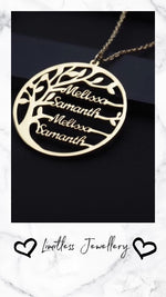 Family Tree Necklace - Limitless Jewellery