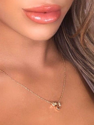 Heart Initial Necklace