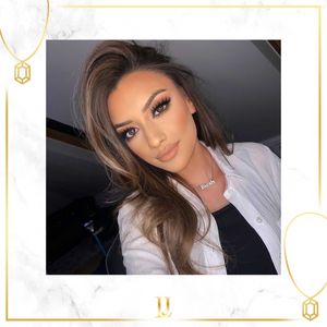 Personalized Iced Out Block Necklace - Limitless Jewellery