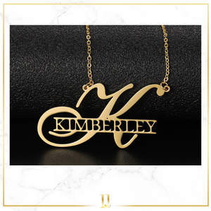 Personalized Monogram Name Necklace
