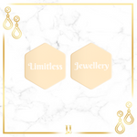 Personalized Hexagon Stud Earrings - Limitless Jewellery