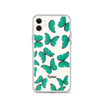 Personalized Green Butterflies iphone Case