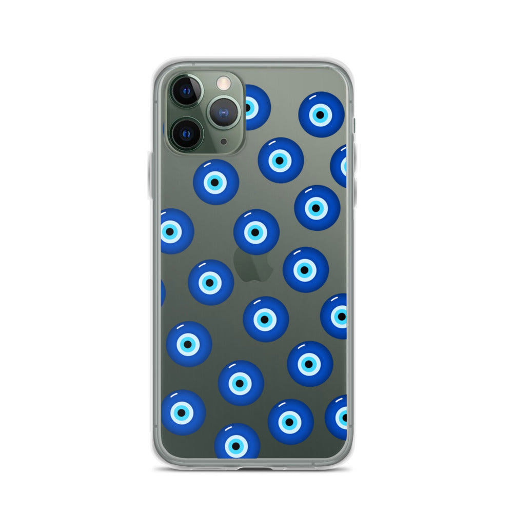 Evil Eye Clear iPhone Case