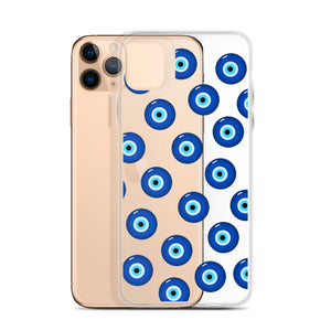 Evil Eye Clear iPhone Case