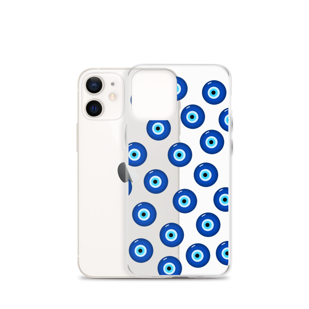 Evil Eye Clear iPhone Case
