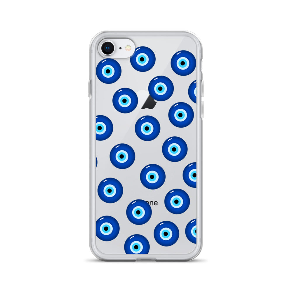 Evil Eye Clear iPhone Case