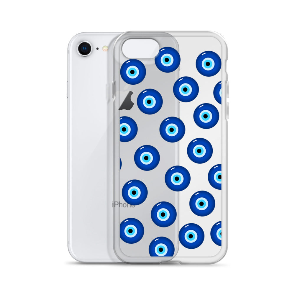 Evil Eye Clear iPhone Case