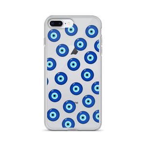 Evil Eye Clear iPhone Case