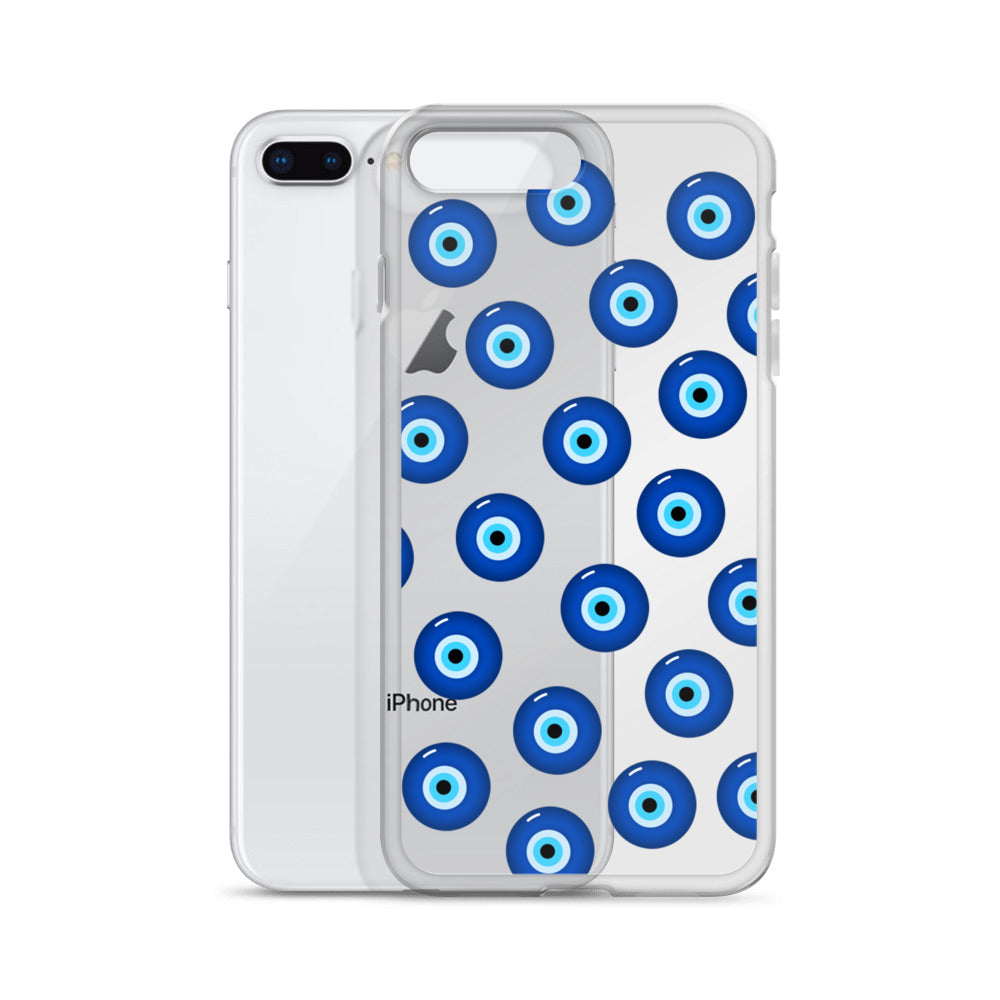 Evil Eye Clear iPhone Case