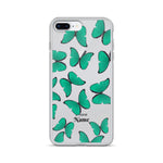 Personalized Green Butterflies iphone Case
