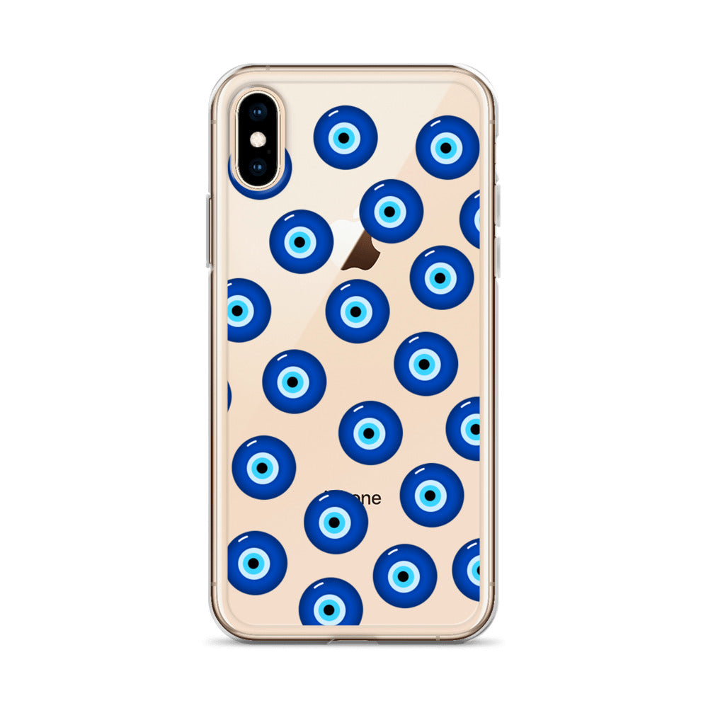 Evil Eye Clear iPhone Case