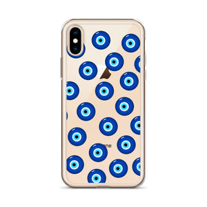 Evil Eye Clear iPhone Case
