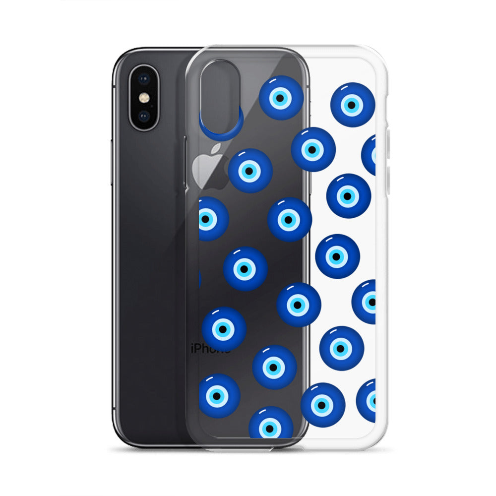 Evil Eye Clear iPhone Case