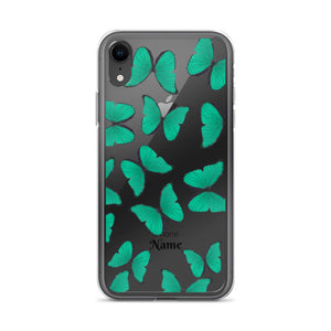 Personalized Green Butterflies iphone Case