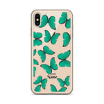Personalized Green Butterflies iphone Case