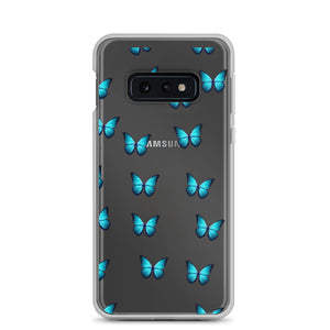 Butterfly Transparent Samsung Phone Case - Limitless Jewellery