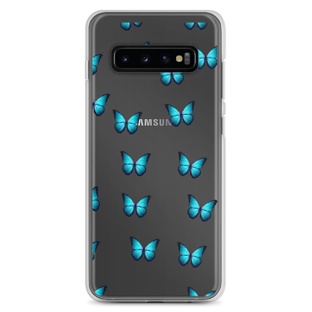 Butterfly Transparent Samsung Phone Case - Limitless Jewellery