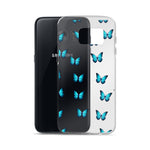Butterfly Transparent Samsung Phone Case - Limitless Jewellery