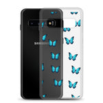 Butterfly Transparent Samsung Phone Case - Limitless Jewellery