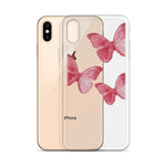 Transparent Pink Butterfly iPhone Case - Limitless Jewellery