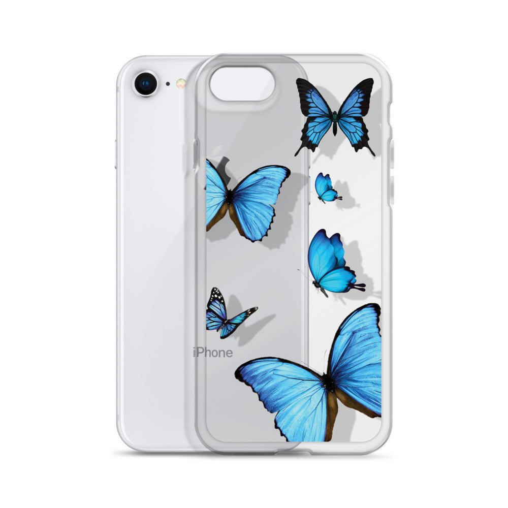 Butterfly Transparent iPhone Case