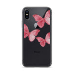 Transparent Pink Butterfly iPhone Case - Limitless Jewellery