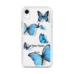 Personalized Transparent Butterfly iPhone Case - Limitless Jewellery