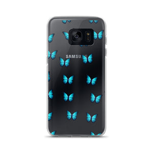 Butterfly Transparent Samsung Phone Case - Limitless Jewellery