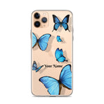 Personalized Transparent Butterfly iPhone Case - Limitless Jewellery