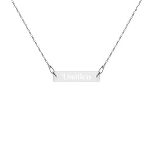 Engraved  Bar Chain Necklace - Limitless Jewellery