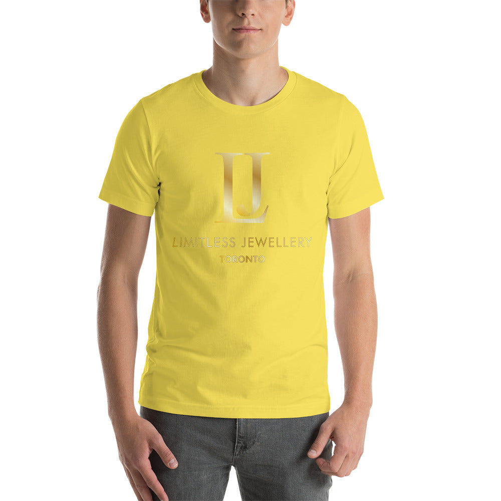 LJ logo Short-Sleeve Unisex T-Shirt - Limitless Jewellery