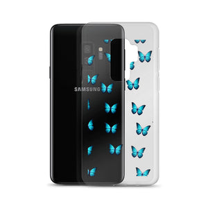 Butterfly Transparent Samsung Phone Case - Limitless Jewellery