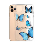 Personalized Transparent Butterfly iPhone Case - Limitless Jewellery